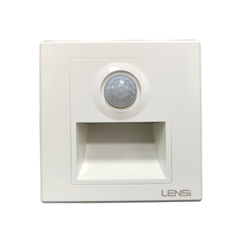 白色人體感應(yīng)地腳燈